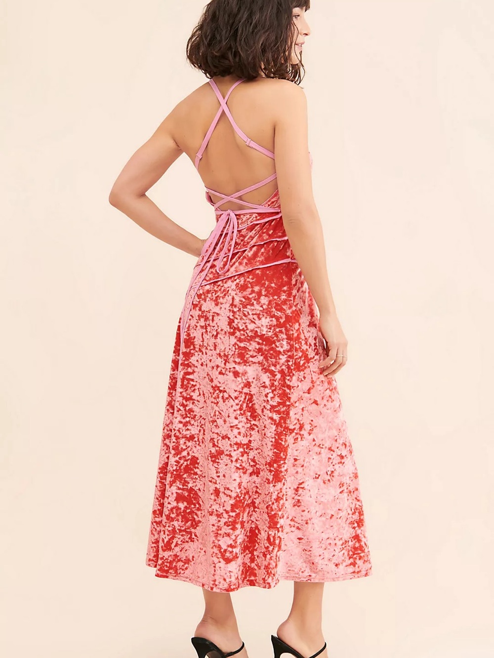 Free People Deja Velvet Midi Dress - Picture 3 of 12